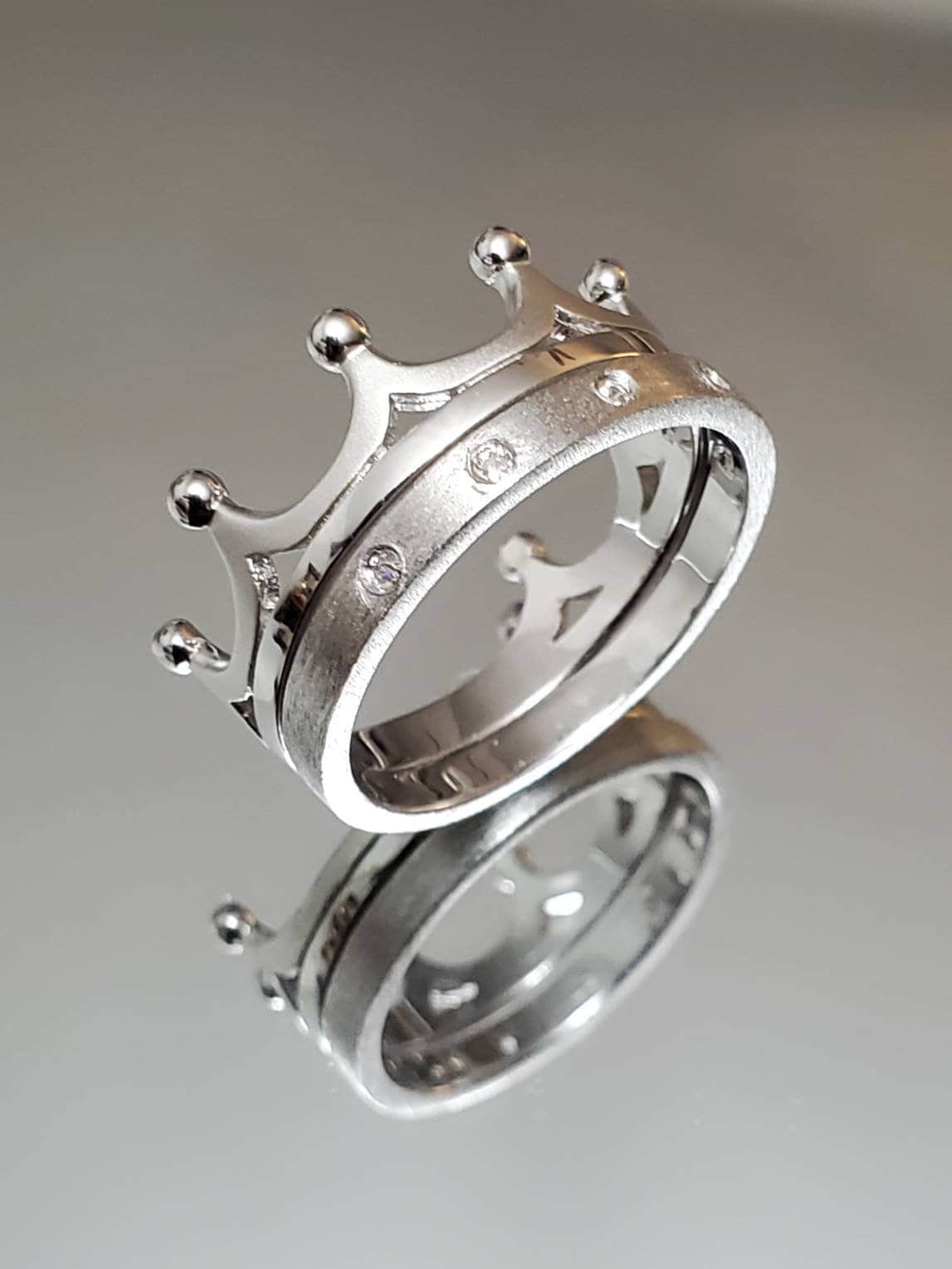 Crown Ring – Sterling Silver