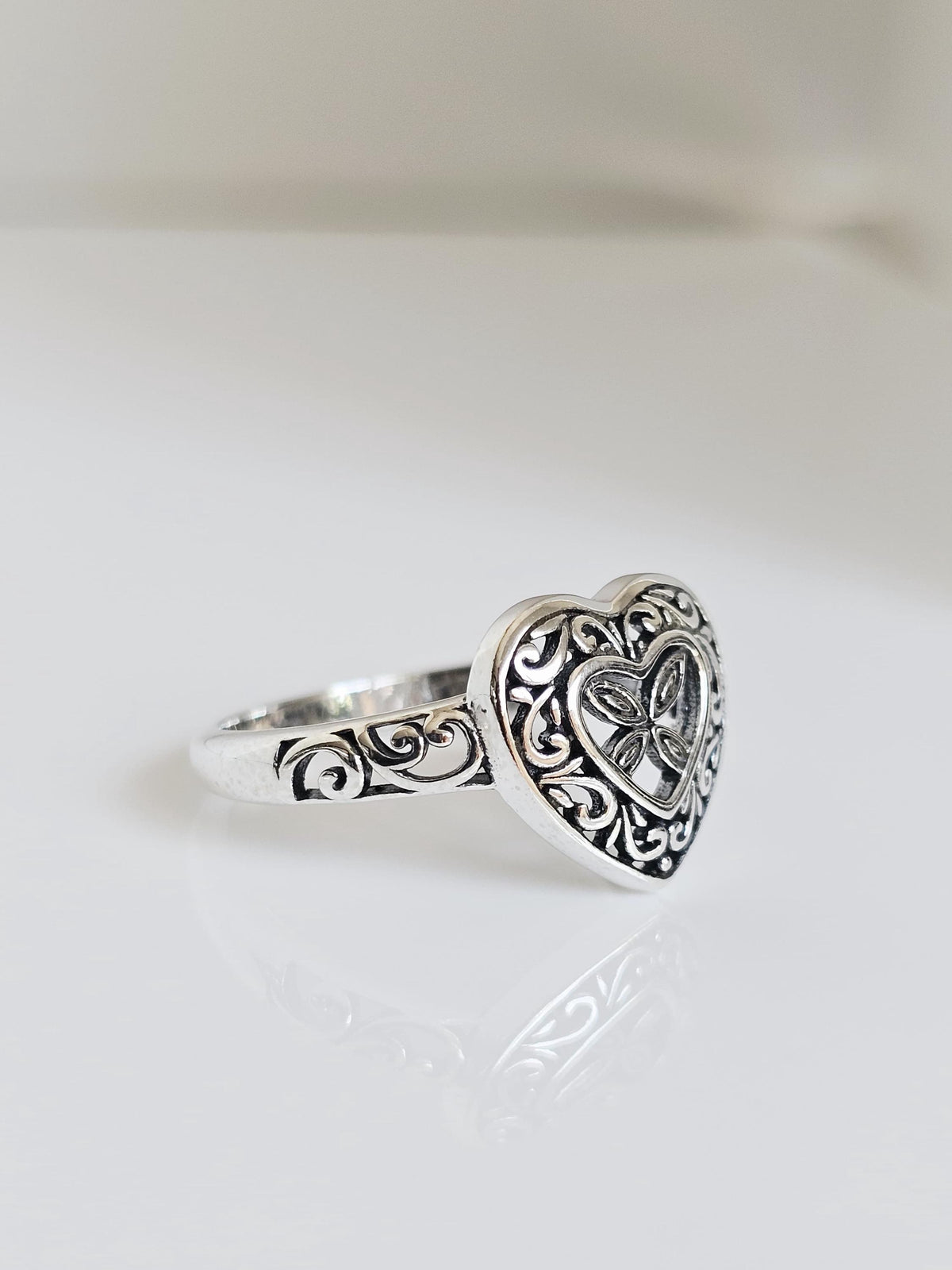 Inner Outer Love Ring – Sterling Silver with Oxidized Finish