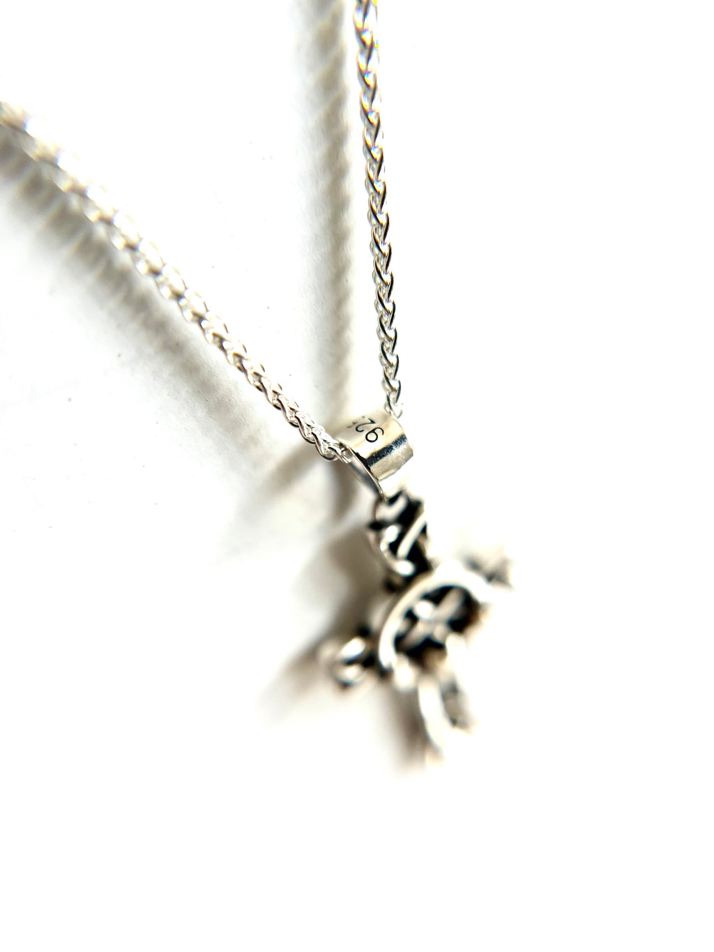 Celtic Irish Claddagh Pendant 925 Sterling Silver