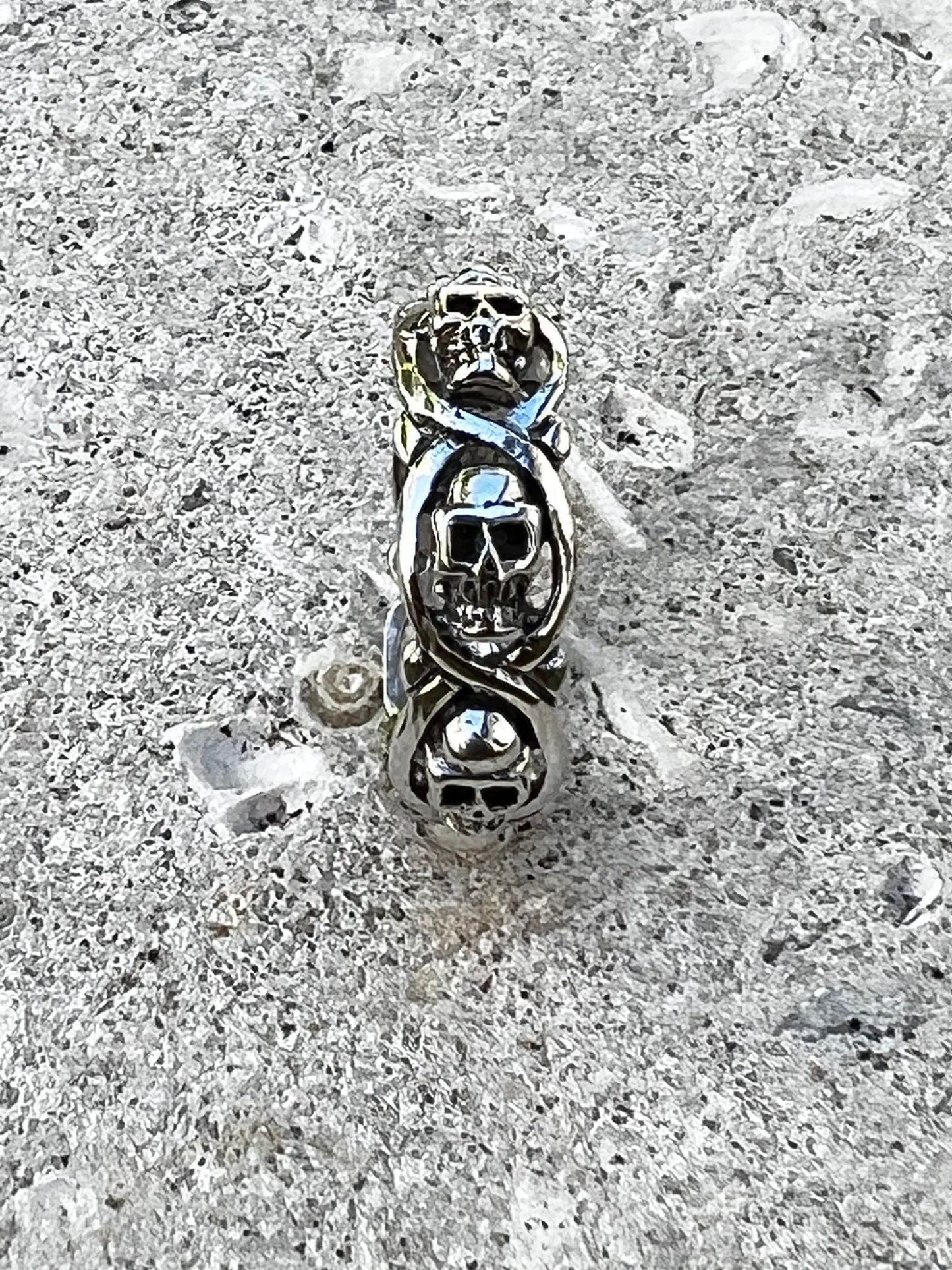 All Around Skulls Ring