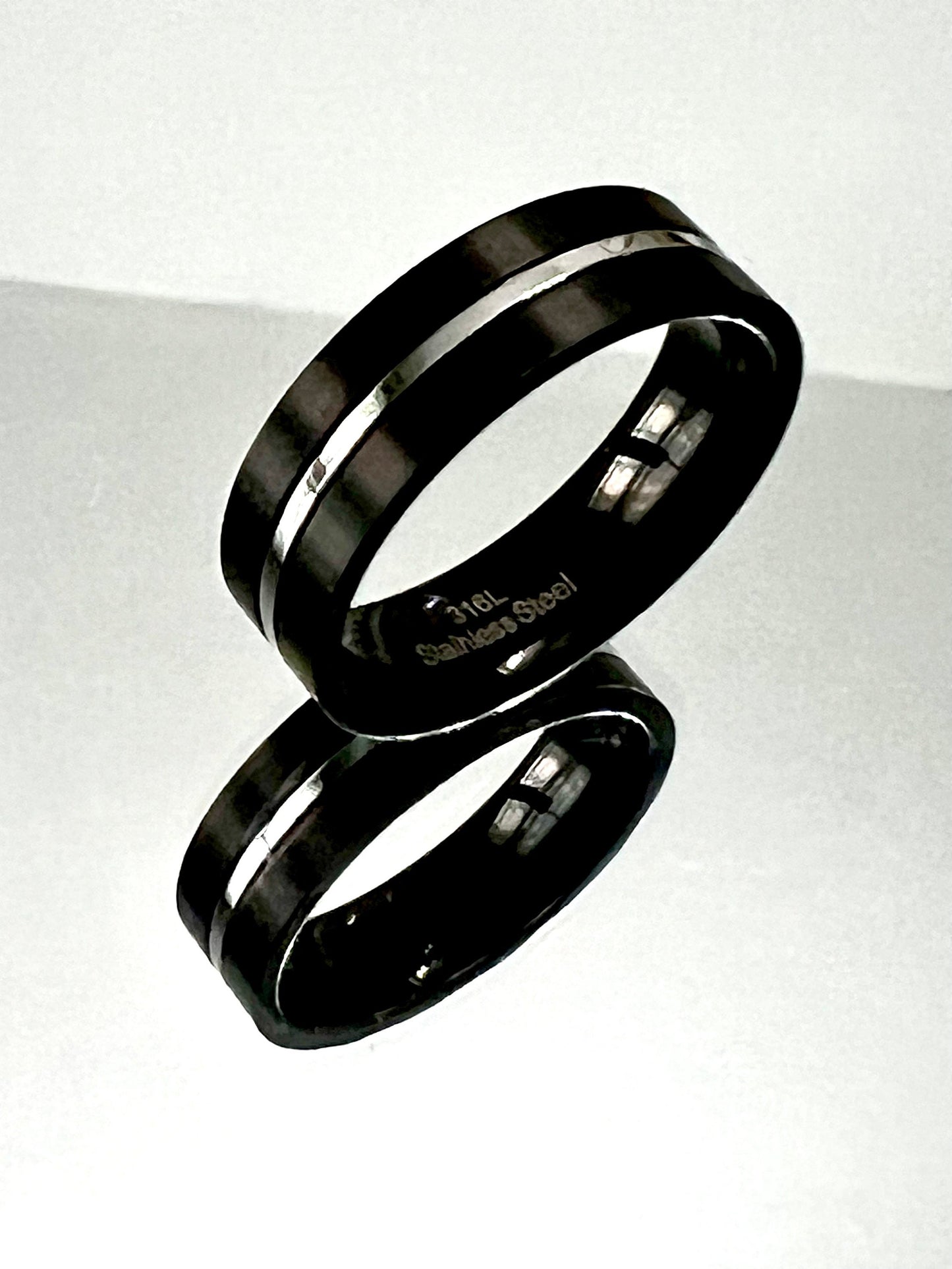 Black Gold Titanium Ring