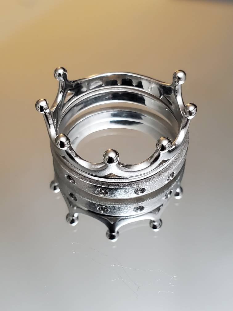 Crown Ring – Sterling Silver