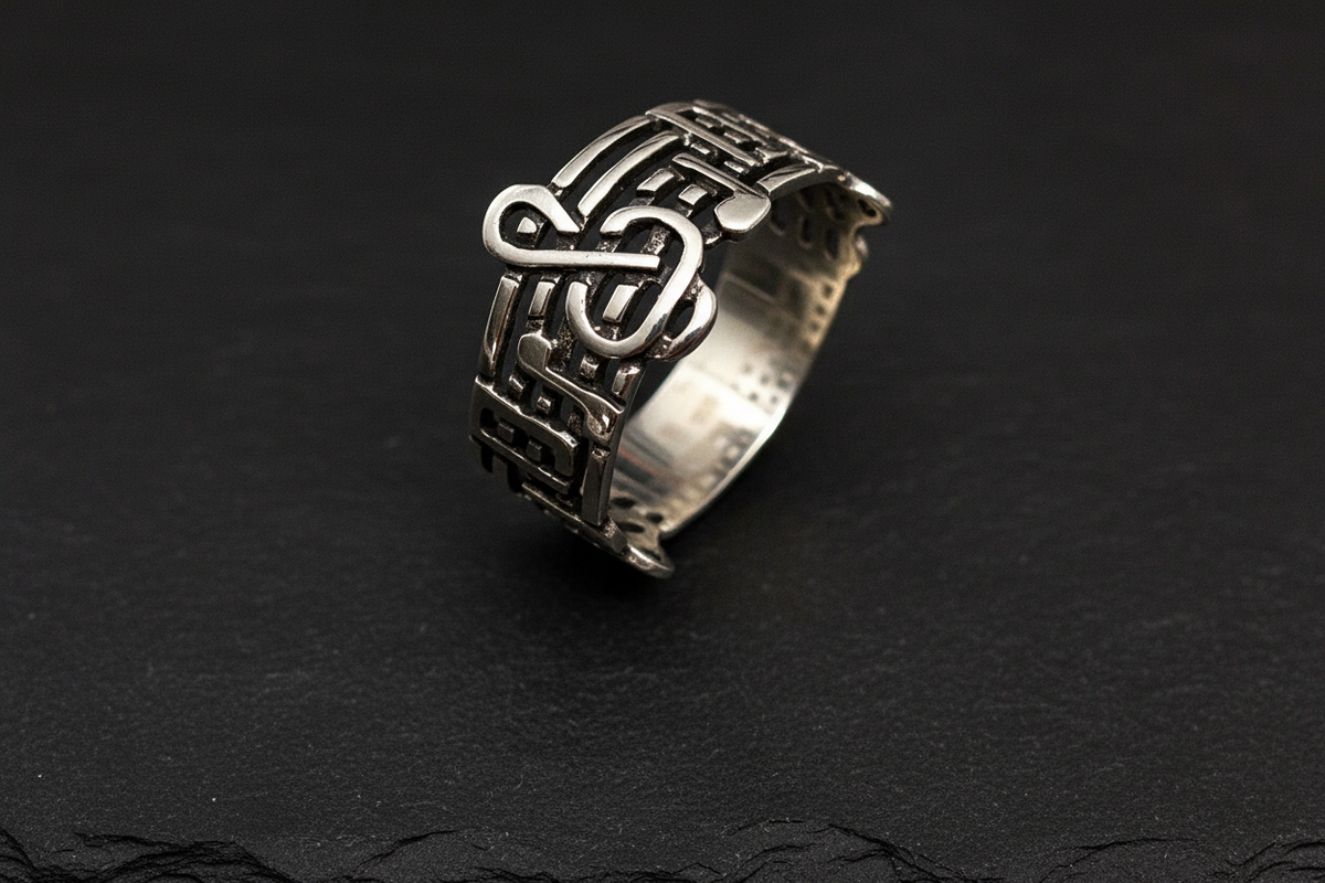 Music Note Ring – Sterling Silver