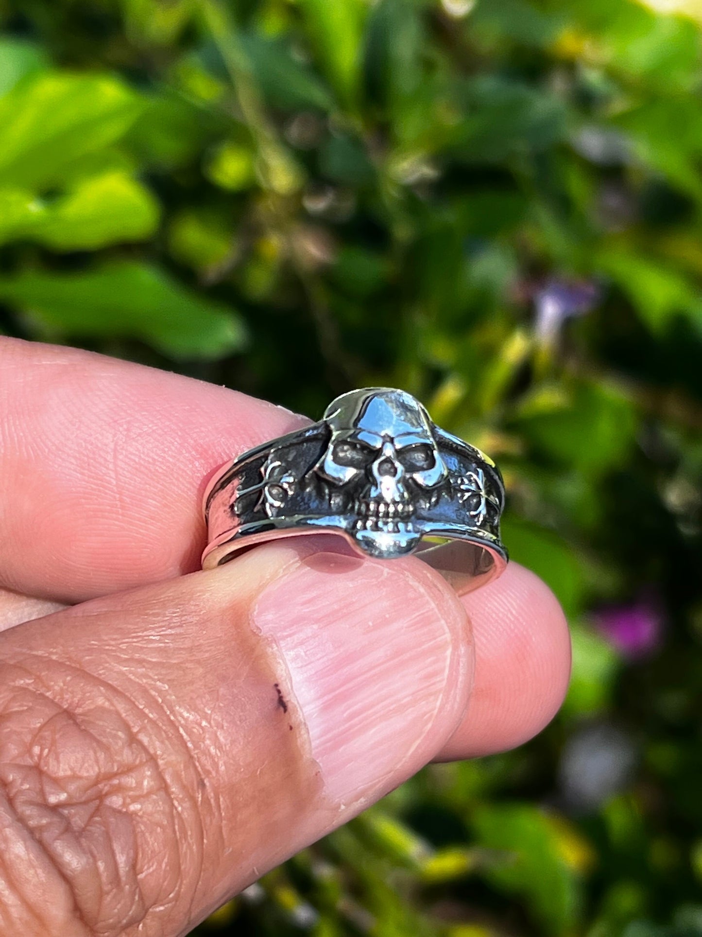 Skull Cross Ring