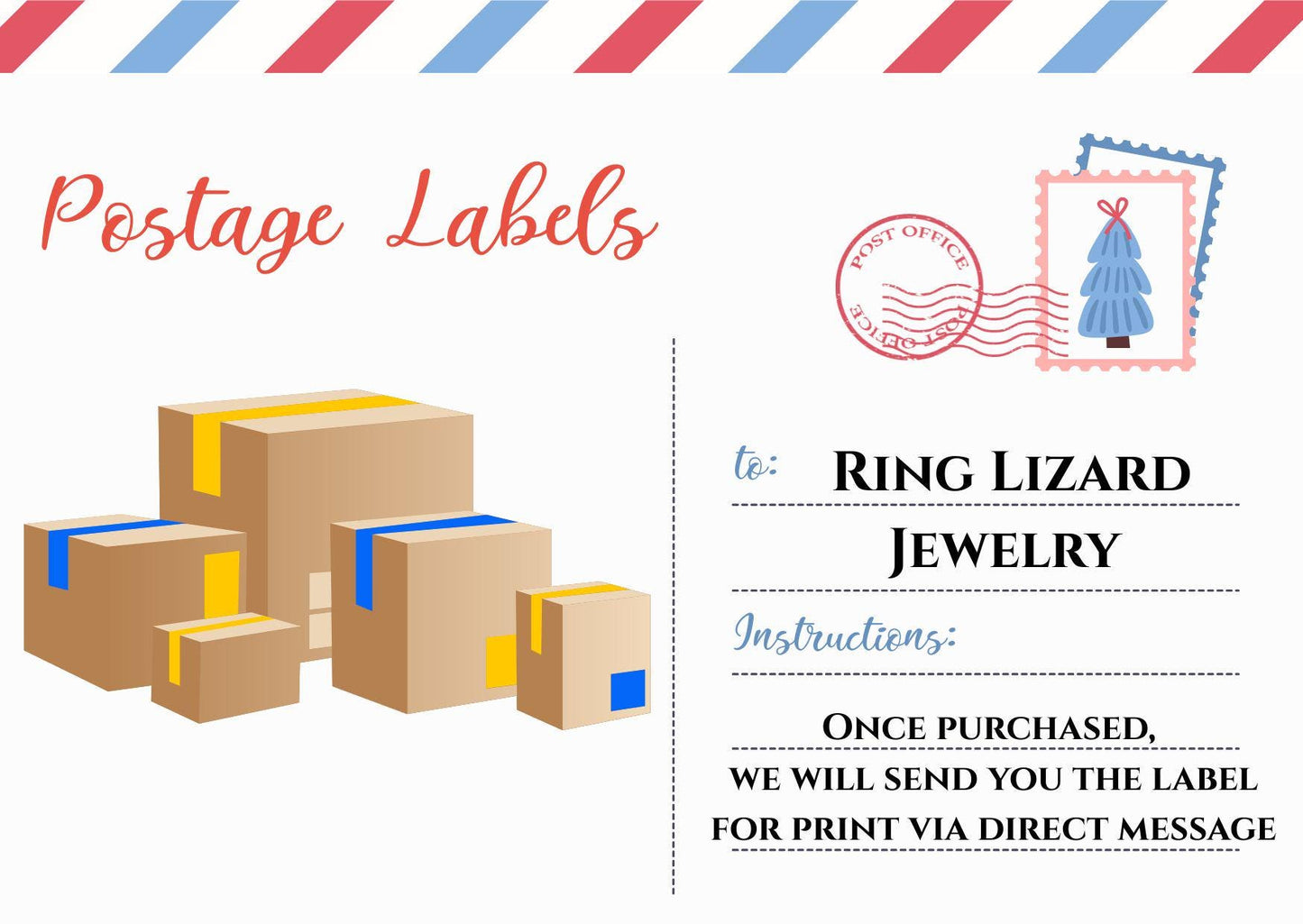 First Class Return/Exchange Shipping Label