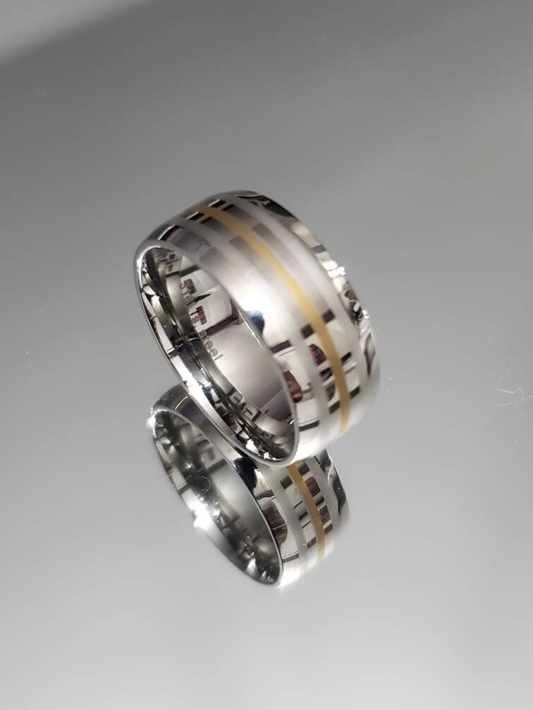 Simple Stainless Steel Men's Ring