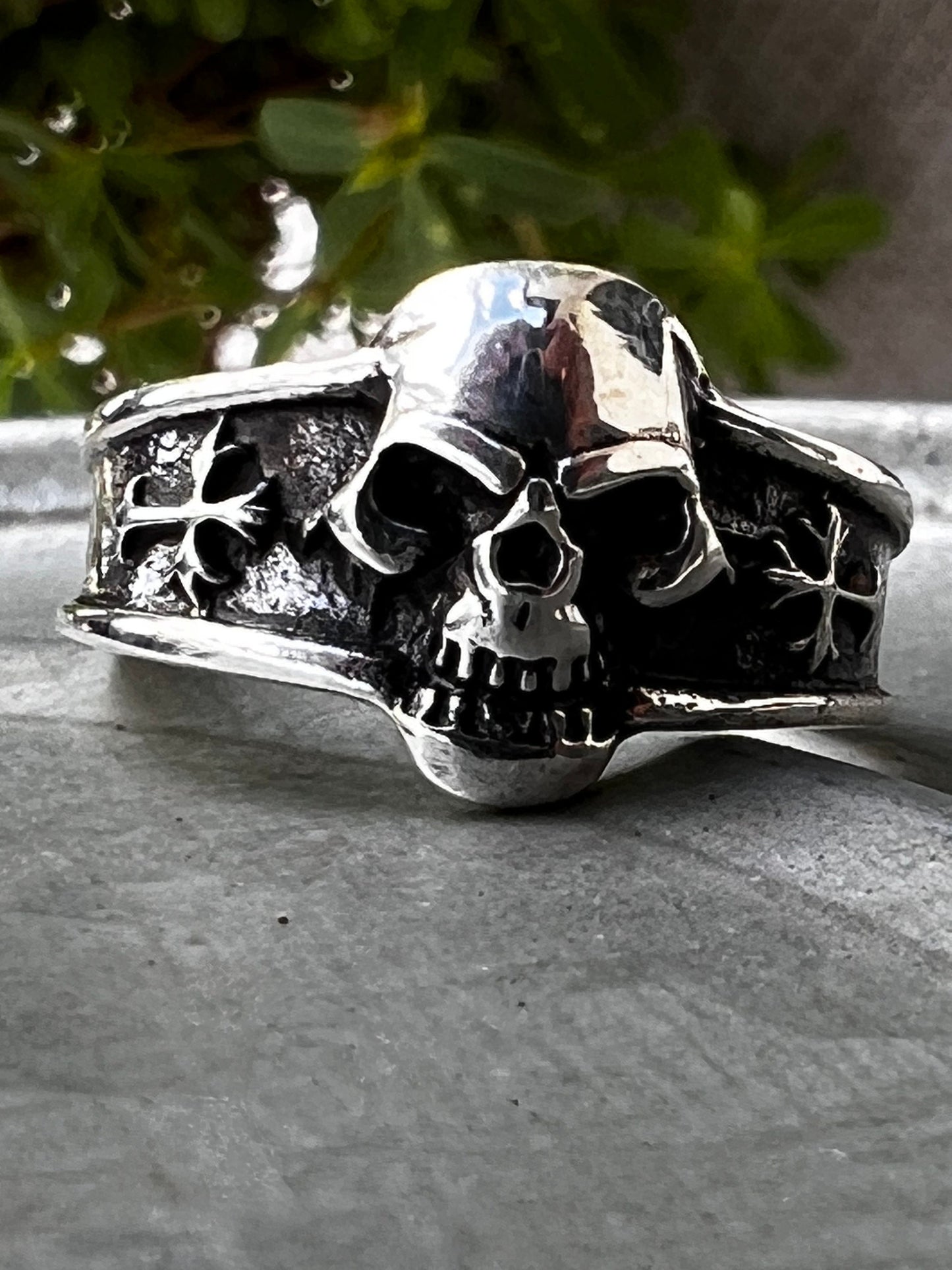 Skull Cross Ring