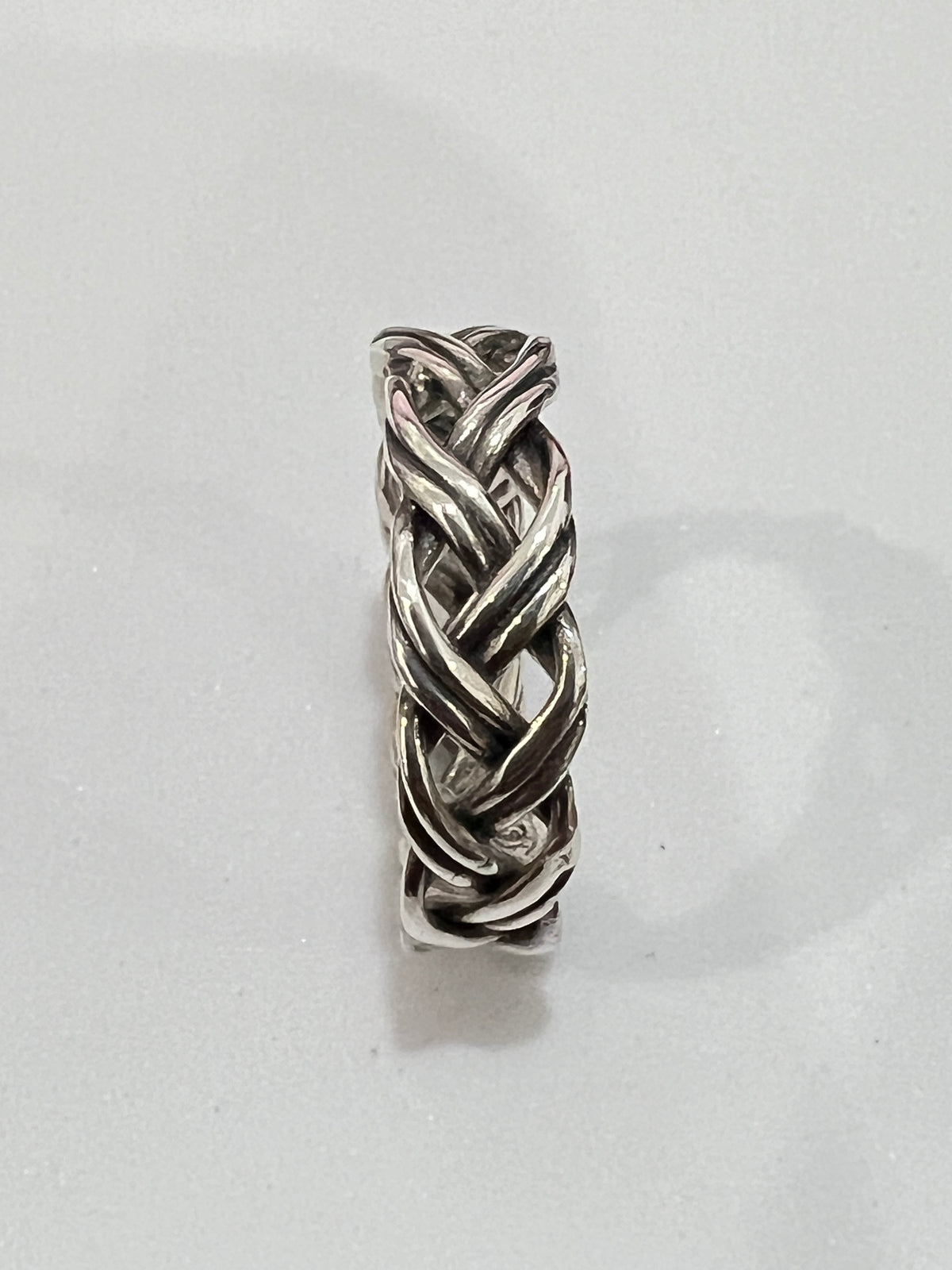 Braided 6mm Woven Unisex Wedding Ring or Daily Wear Band