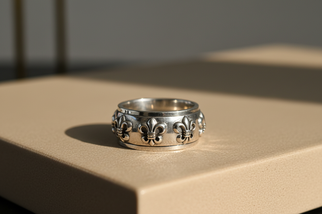 Fleur De Lis Spinner Band