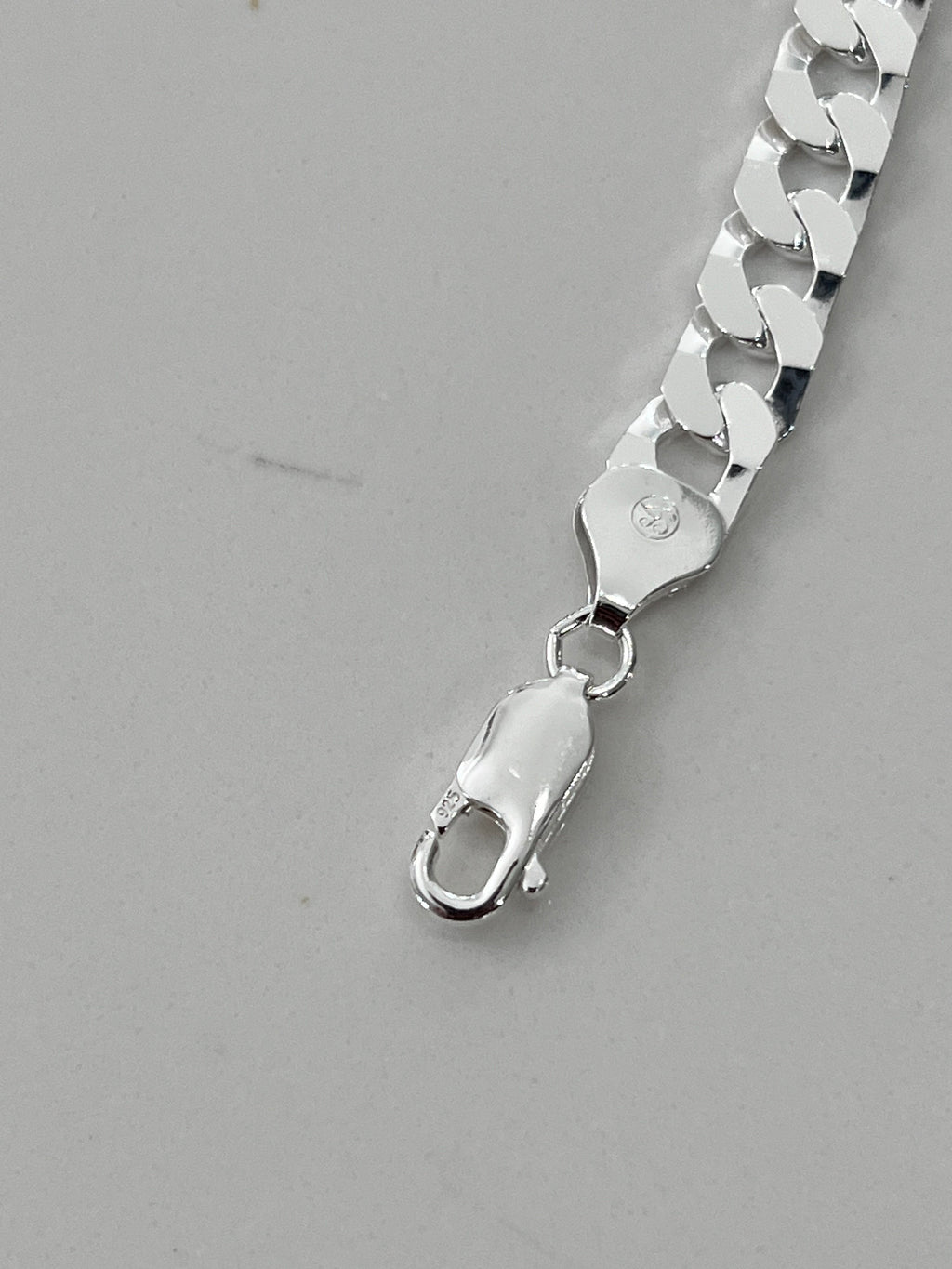 Square Link Unisex Bracelet – Sterling Silver