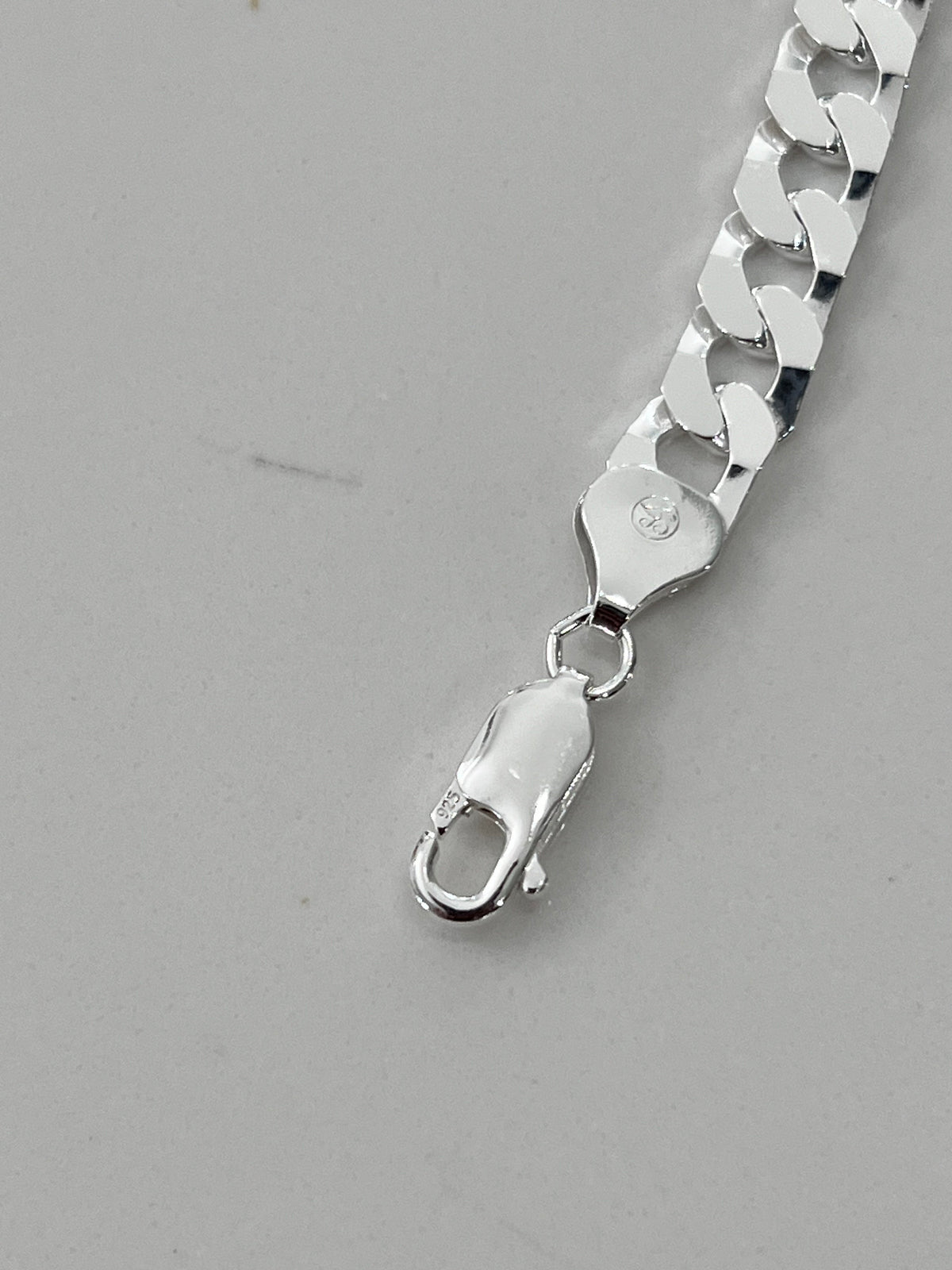 Square Link Unisex Bracelet – Sterling Silver