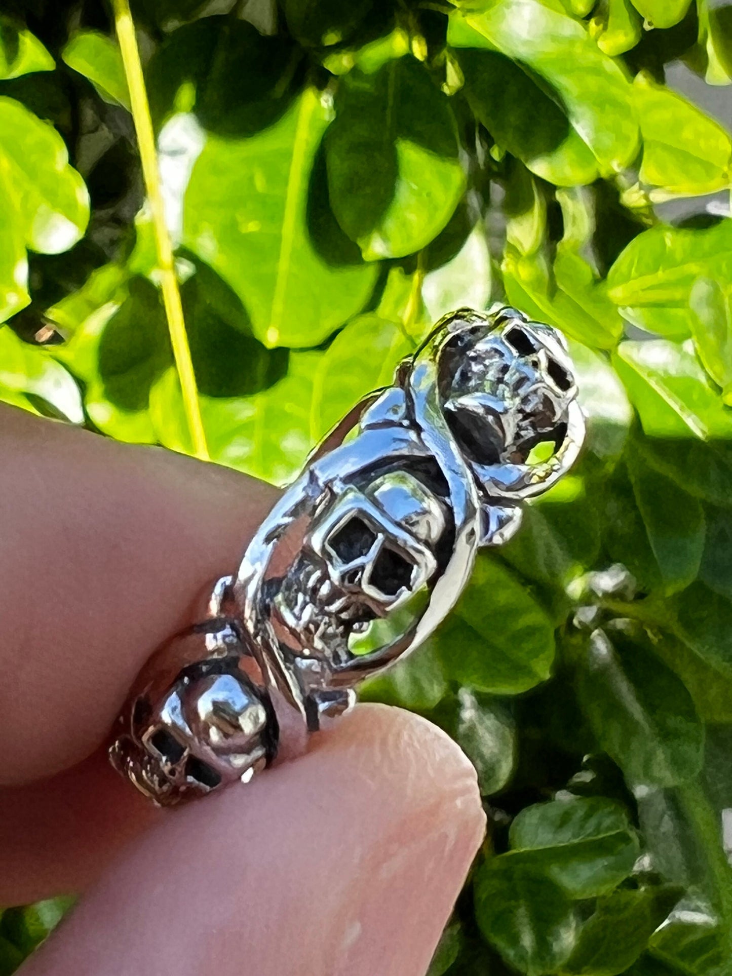 All Around Skulls Ring