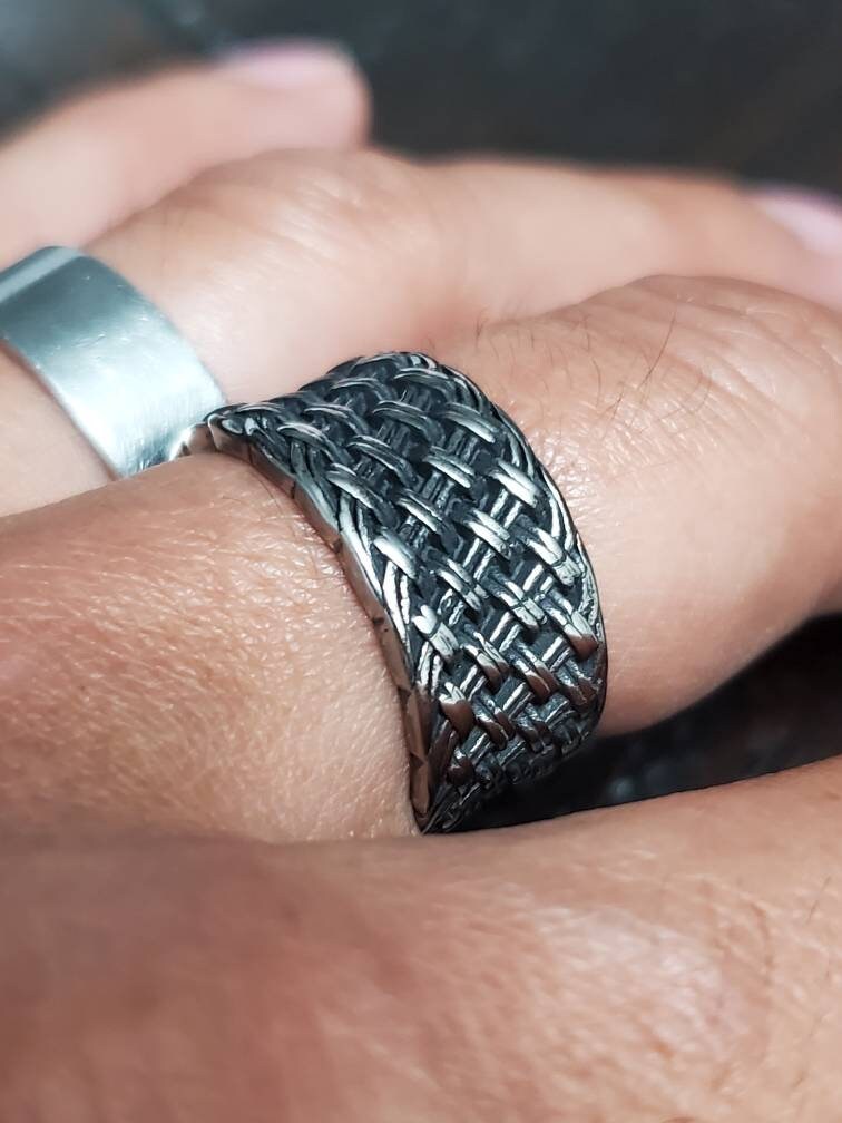 Woven Men's Ring