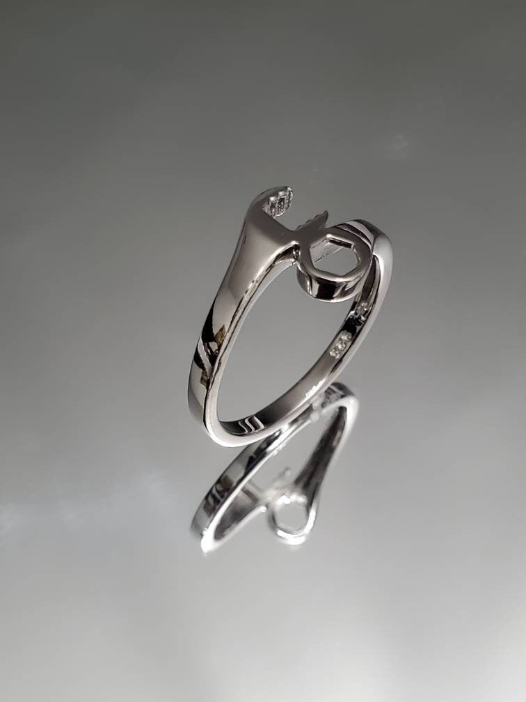 Wrench Women's Ring – Sterling Silver with High Polish Finish