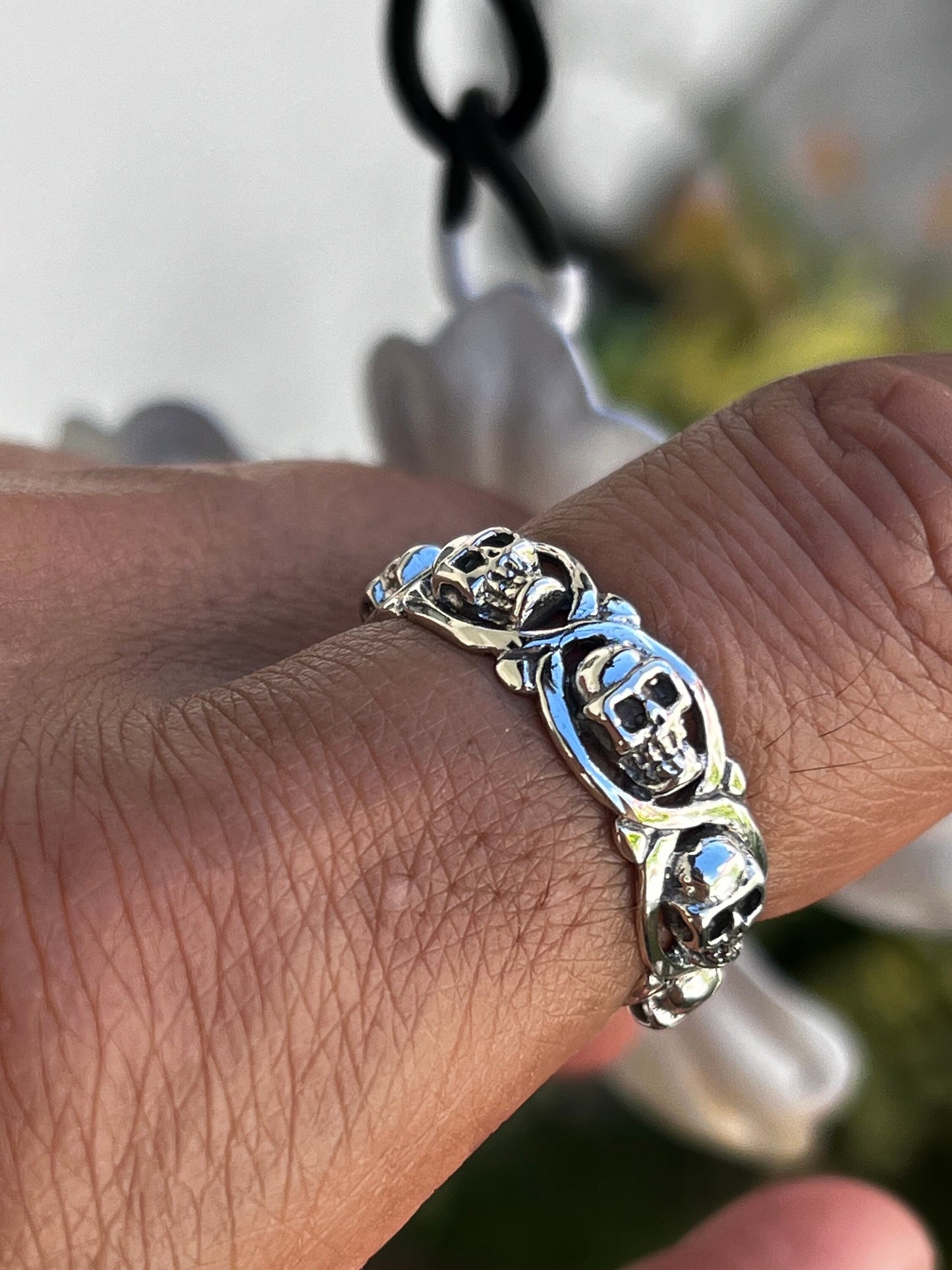 All Around Skulls Ring