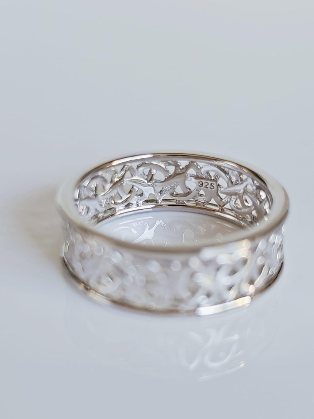 Celtic Outer Rims Triquetra Ring – Sterling Silver