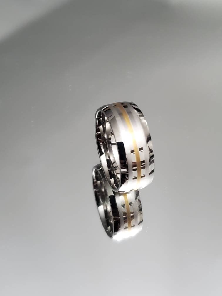 Simple Stainless Steel Men's Ring