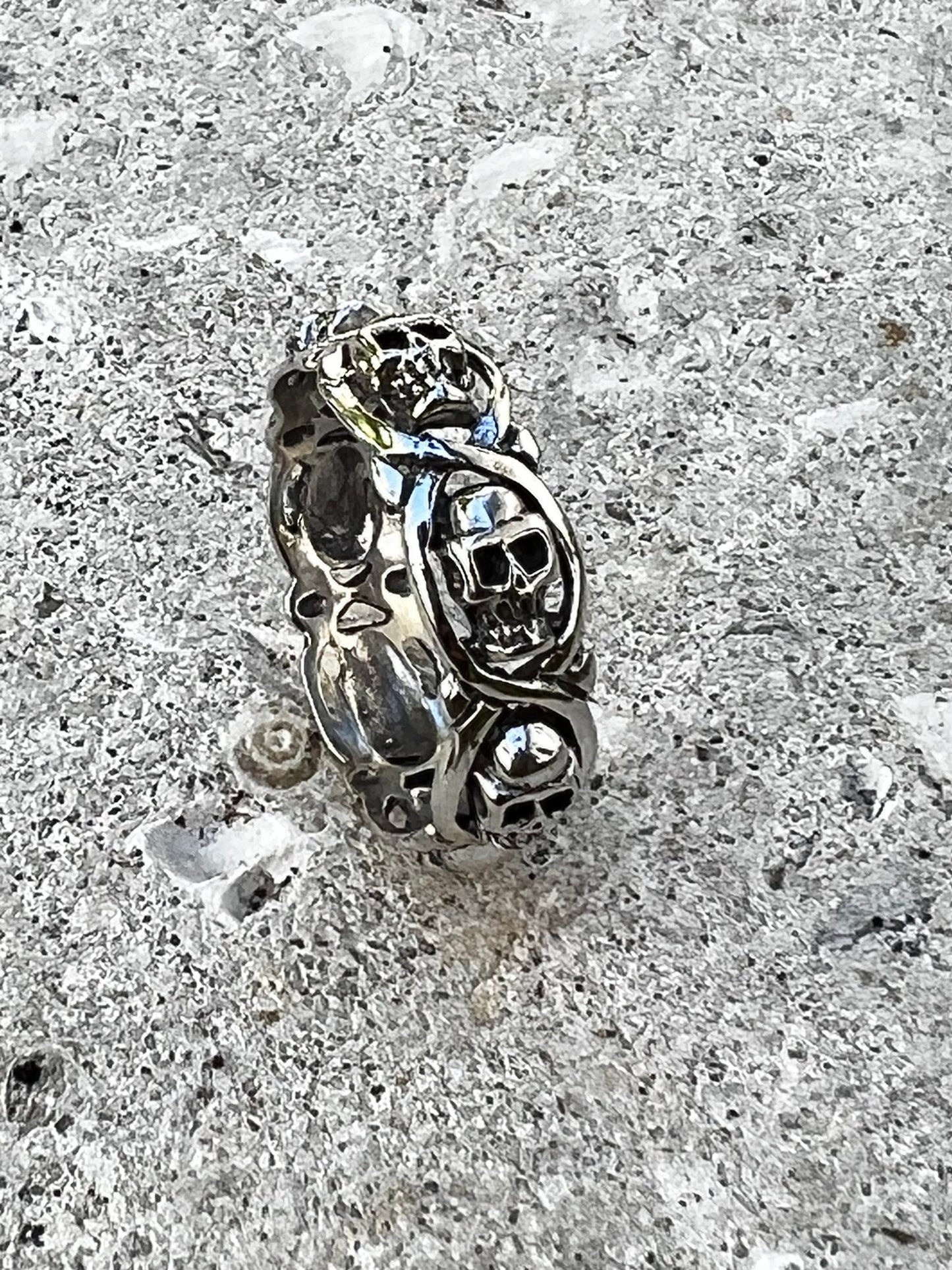 All Around Skulls Ring