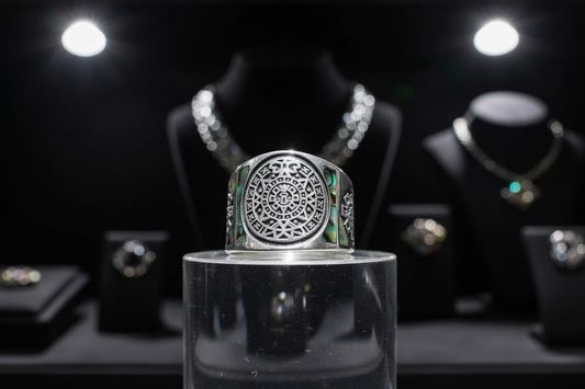 Aztec Calendar Ring