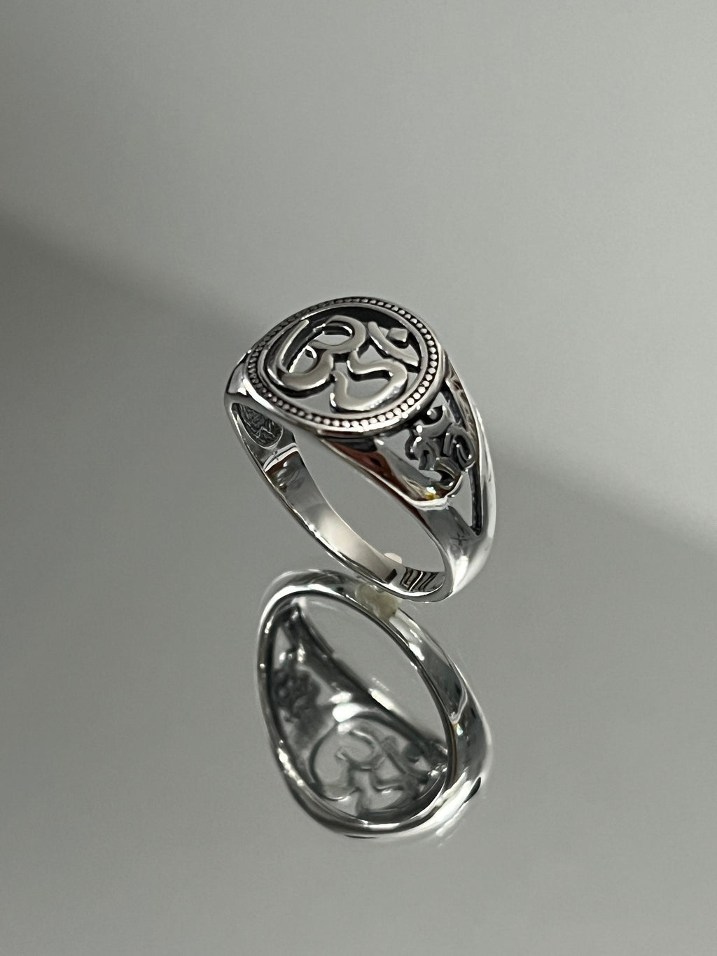 OM Ring – 925 Sterling Silver