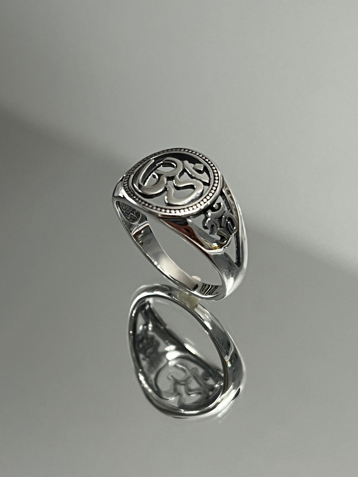 OM Ring – 925 Sterling Silver