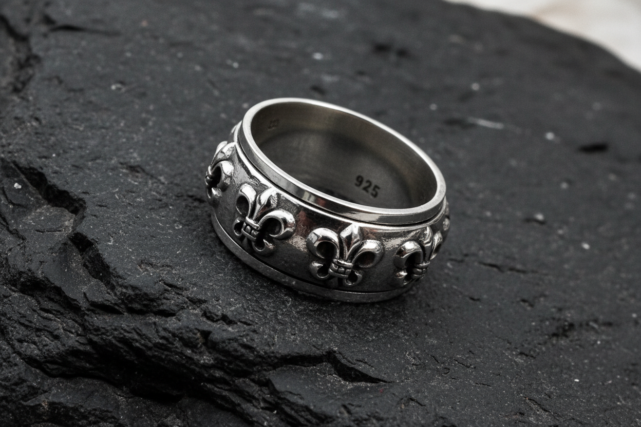 Fleur De Lis Spinner Band