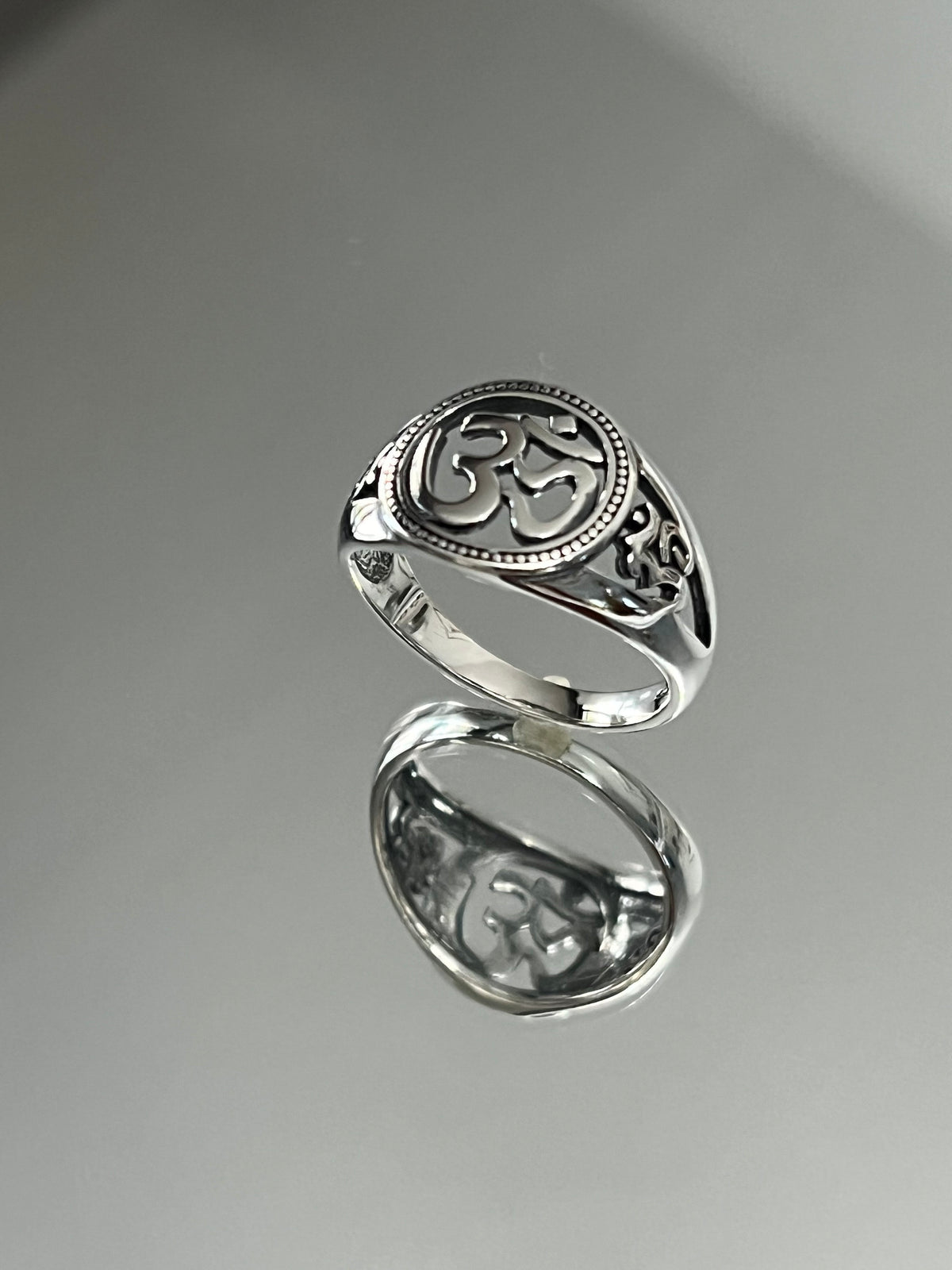 OM Ring – 925 Sterling Silver