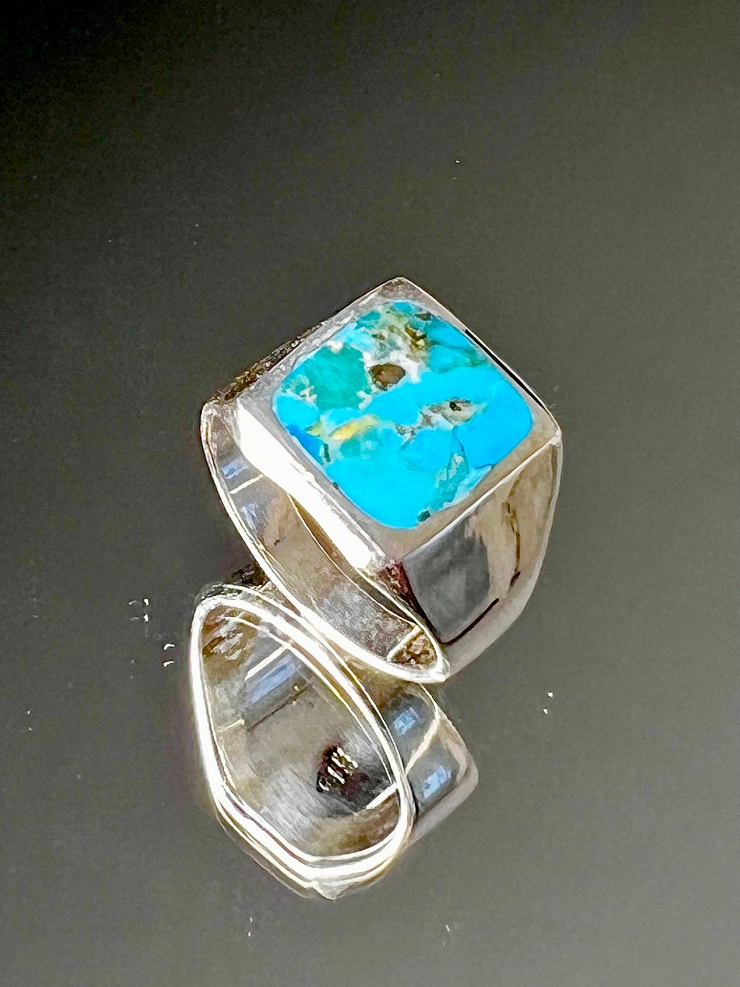 Formal Turquoise Men's Ring