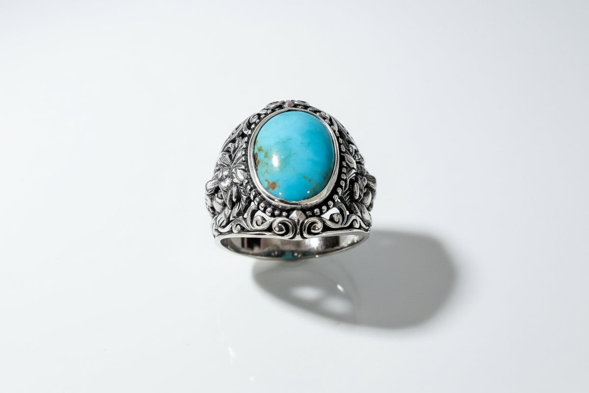Roaring Lion Turquoise Ring