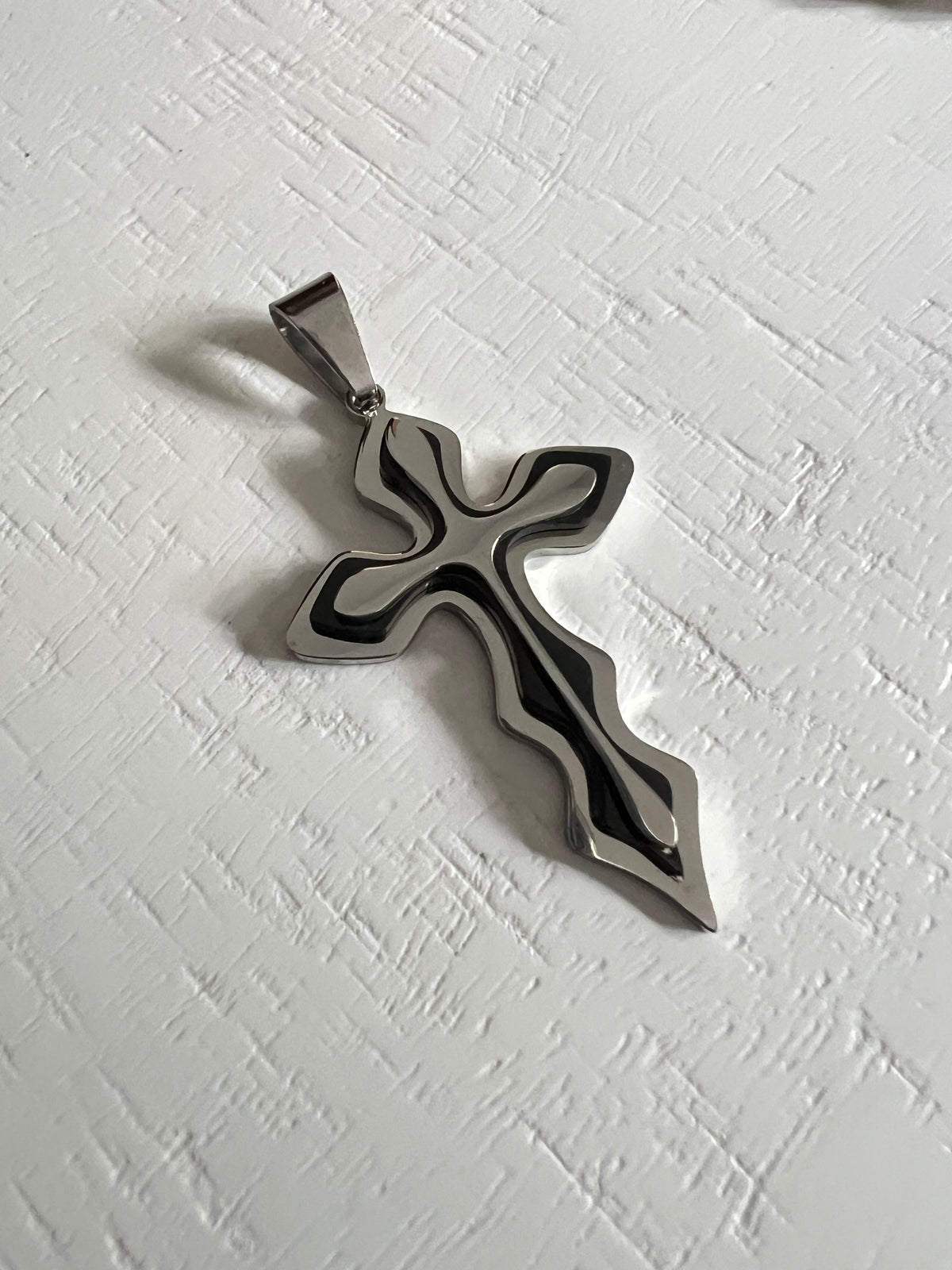 Medieval Cross Hydro Black Men's Chain – Stainless Steel