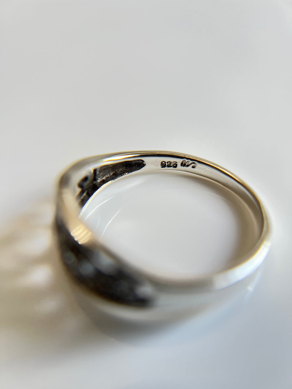 Evil Eye Leaf Vines Ring