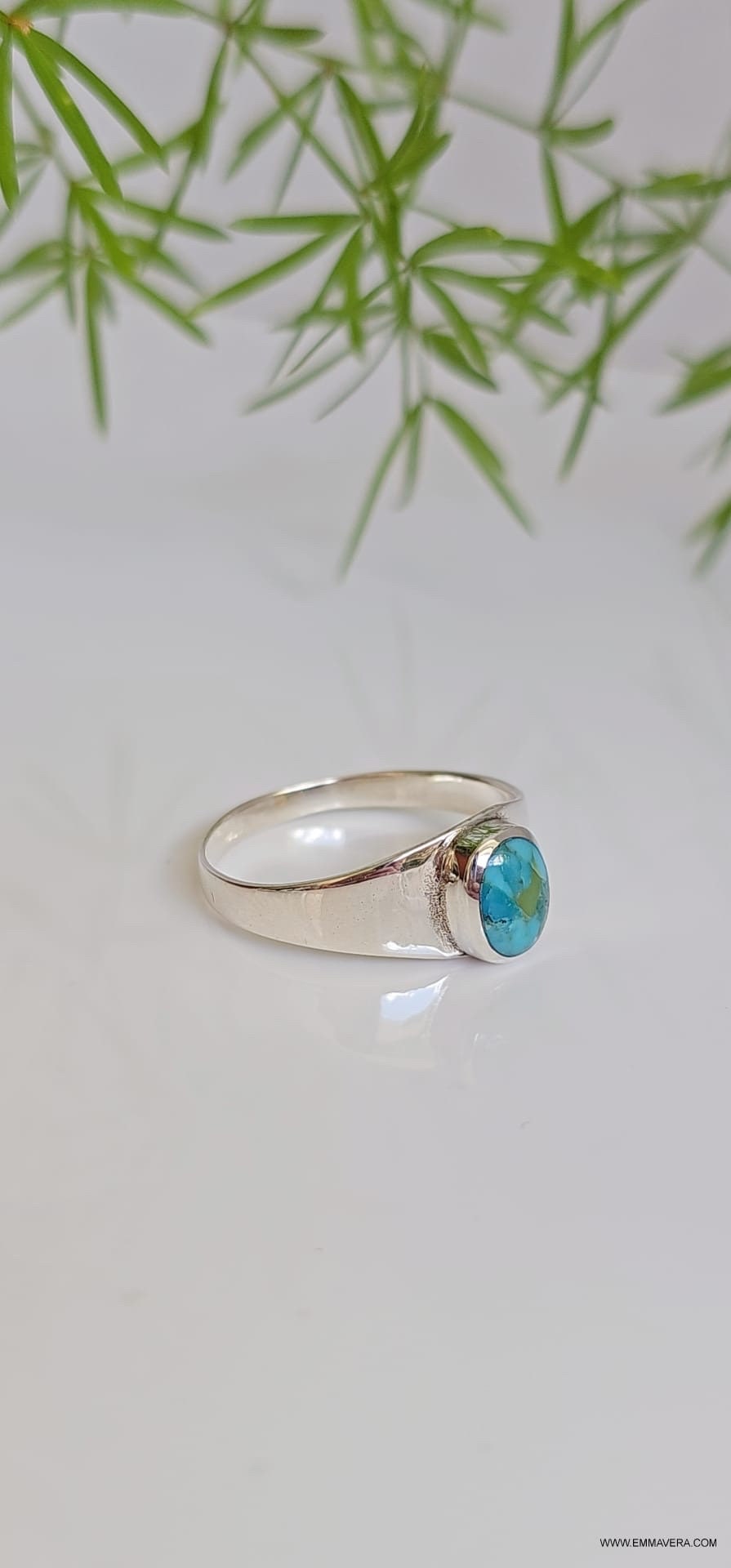 Turquoise Stone Ring Signet