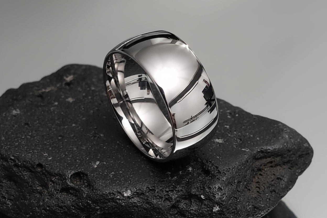 Sterling Silver Wedding Band Explore our Elegant Simple Band made of 925 authentic, a non-tarnish ring available in various sizes