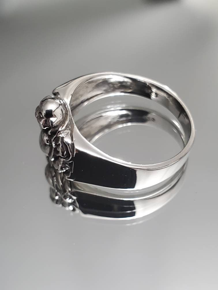 Sterling Silver 925 Buddha Ring