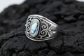 Abalone Women's Ring – Sterling Silver