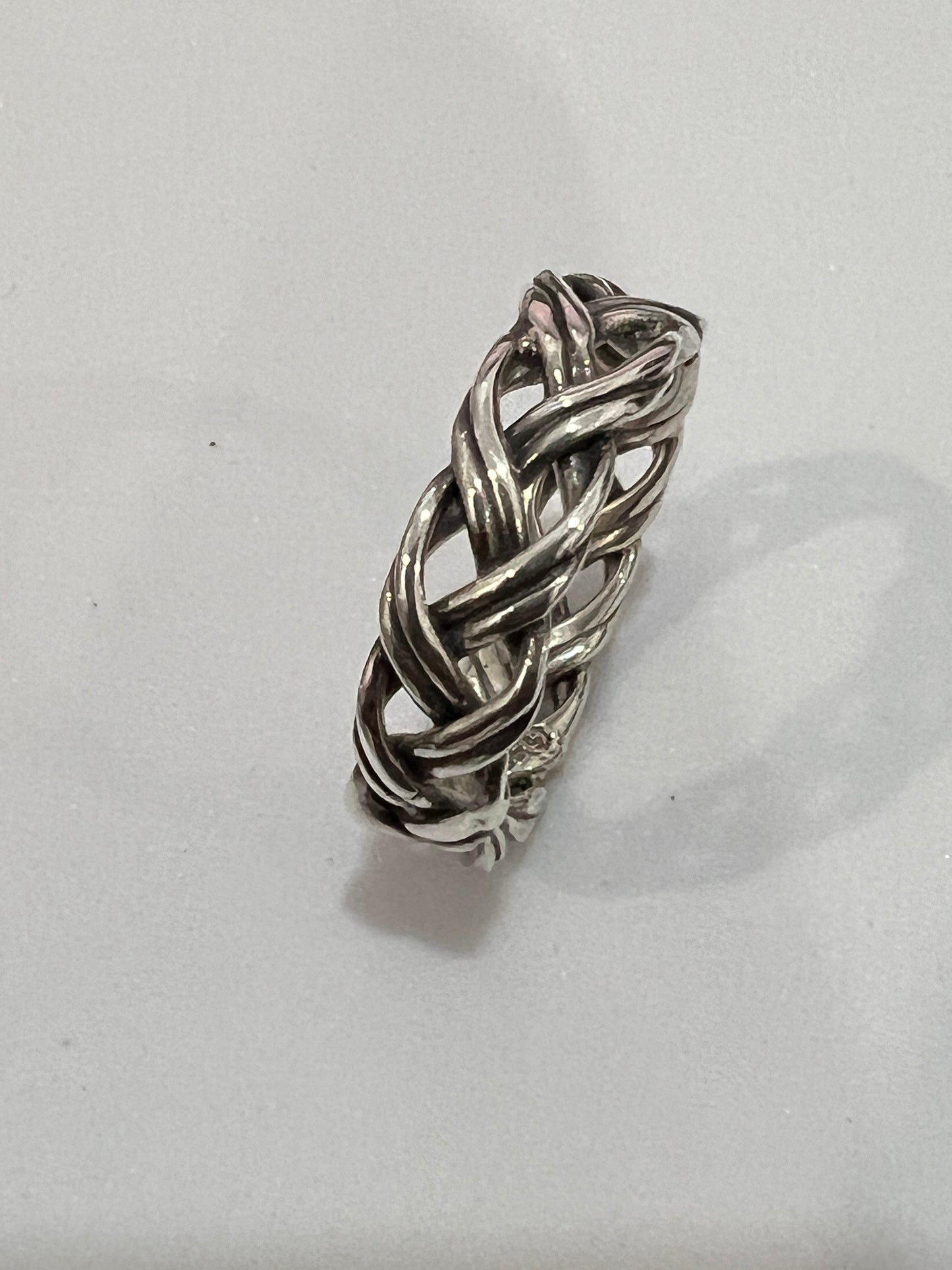 Braided 6mm Woven Unisex Wedding Ring or Daily Wear Band