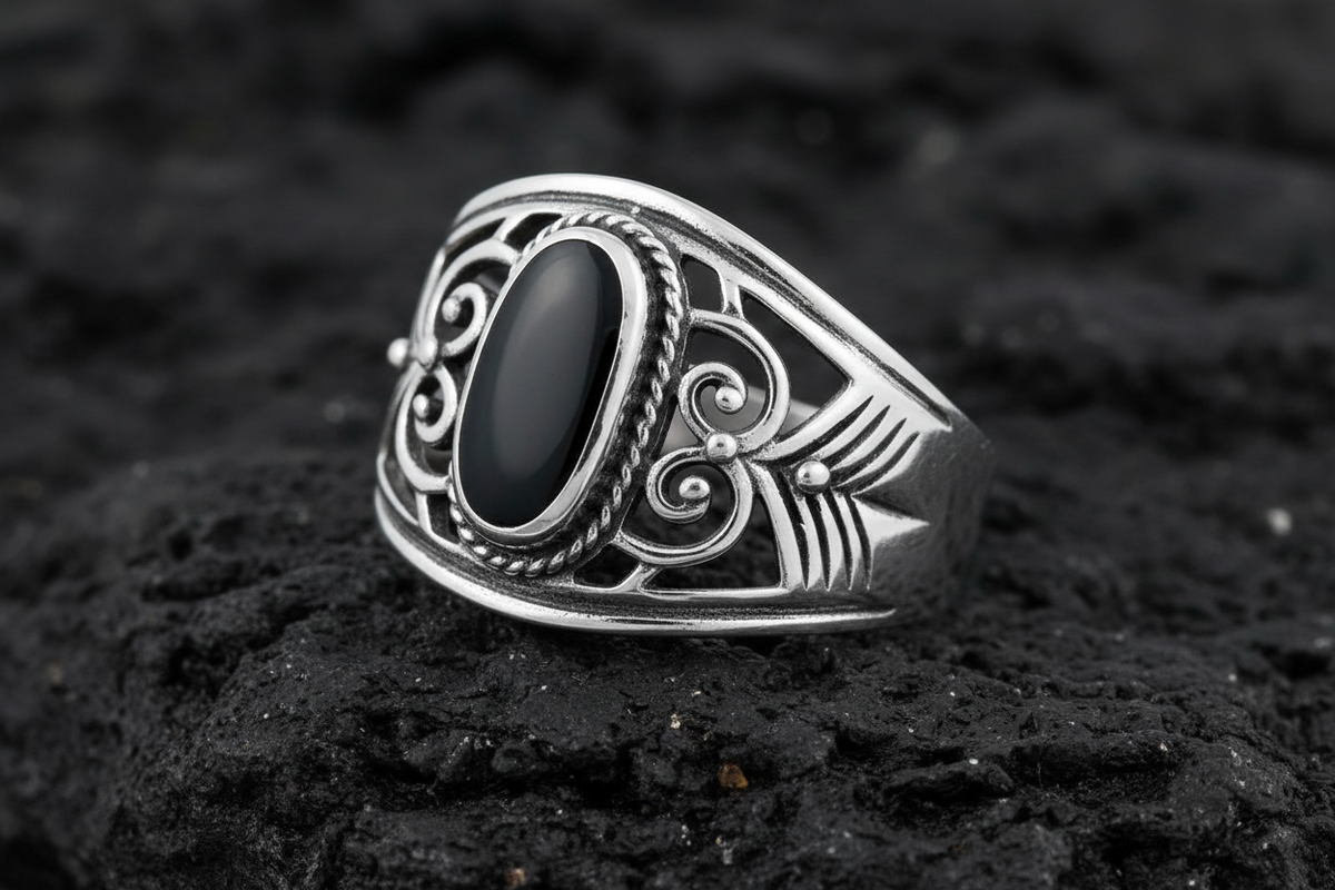 Abalone Women's Ring – Sterling Silver