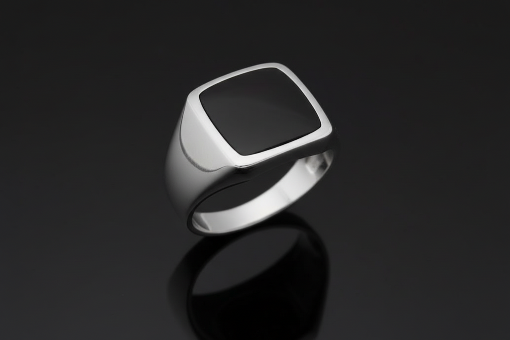 Onyx Ring – Sterling Silver