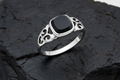 Onyx Ring – Sterling Silver
