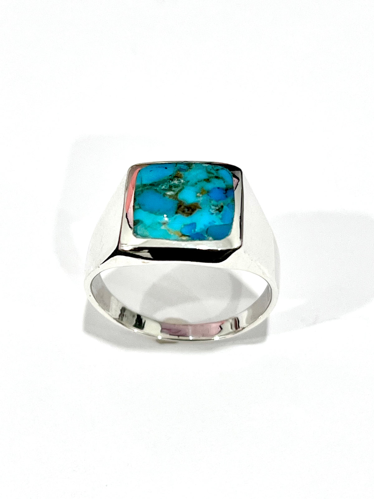 Formal Turquoise Men's Ring