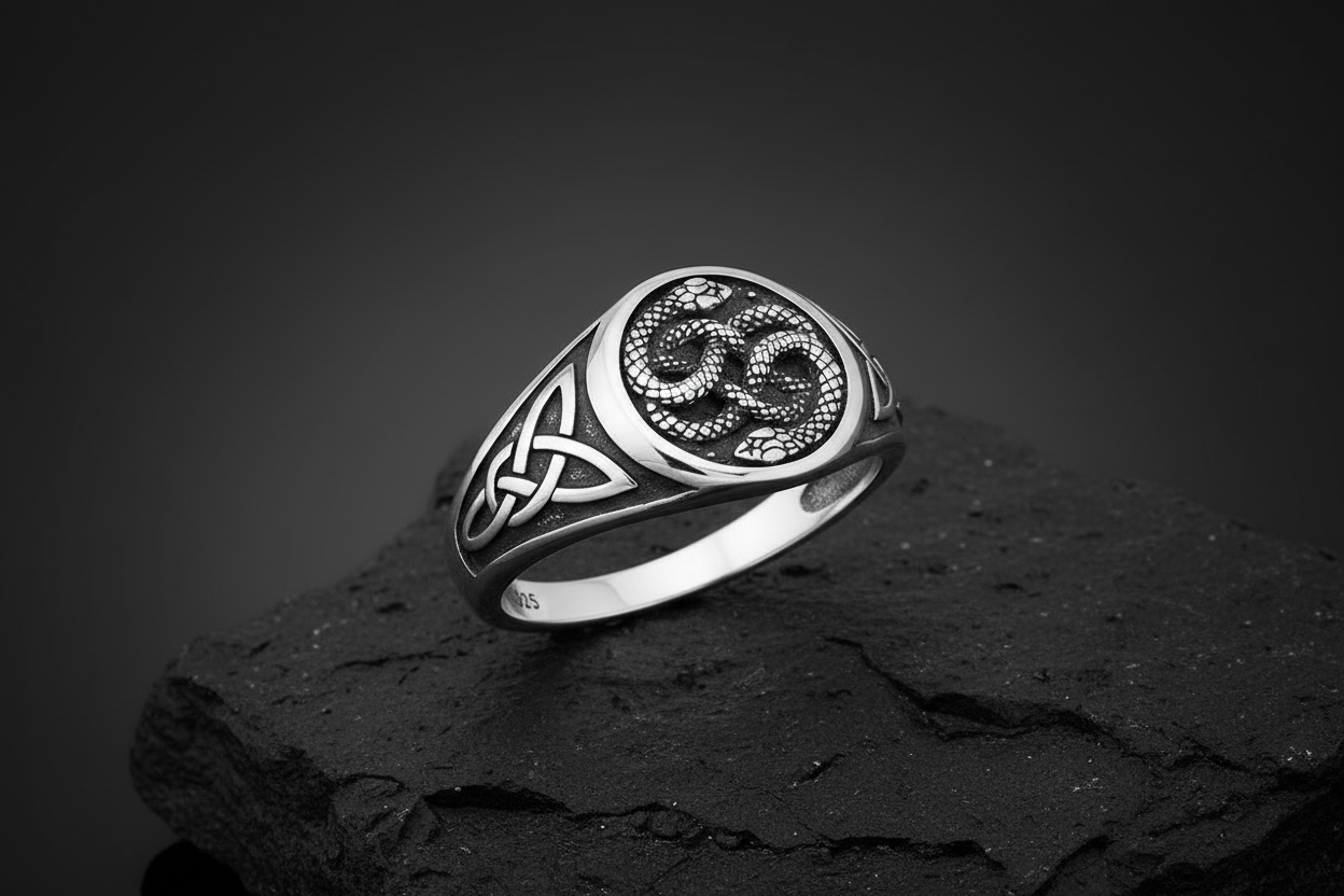 Celtic Snake Ring