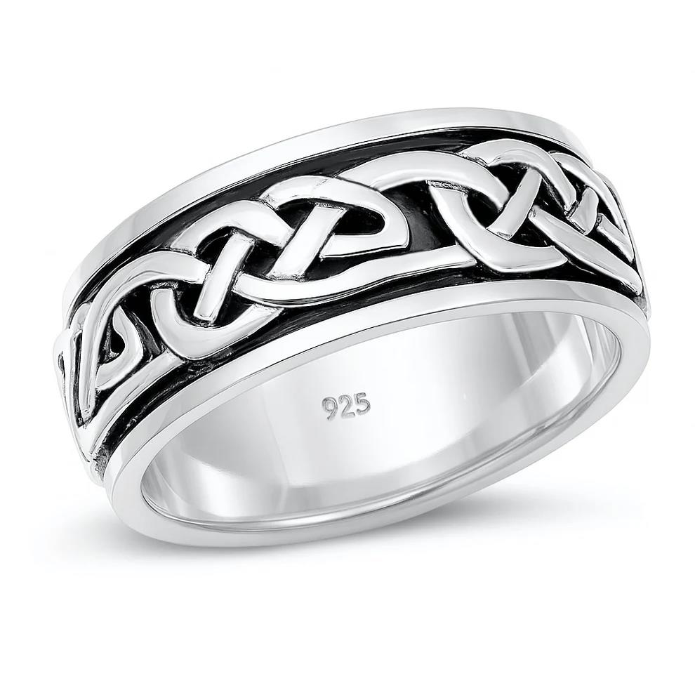 Sterling Silver Signet Ring: Bali-Inspired Agate or Turquoise Statement Jewelry