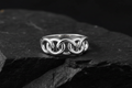 Link Ring – Sterling Silver with High Polish Finish
