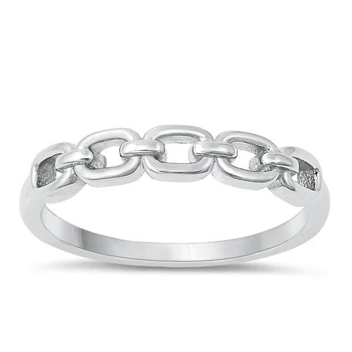 Sterling Silver Chain Simple Chain Band
