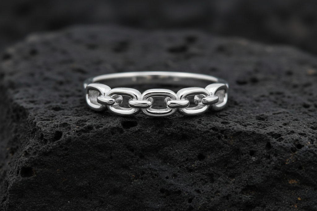 Sterling Silver Chain Simple Chain Band