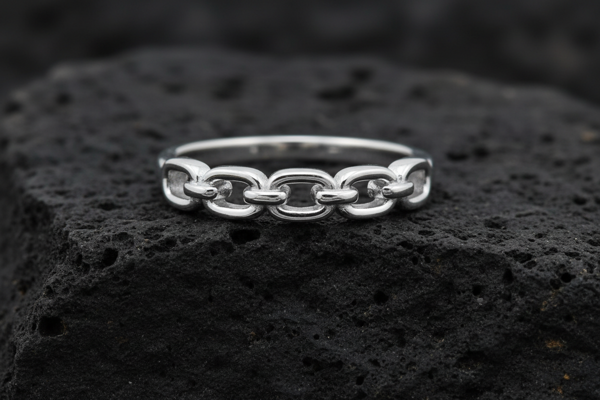 Sterling Silver Chain Simple Chain Band