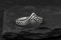 Chevron Ring – Sterling Silver