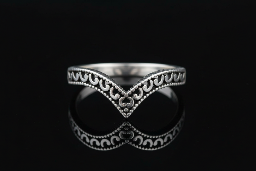 Chevron Ring – Sterling Silver