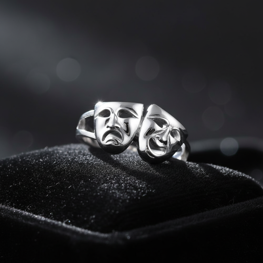 Comedy and Tragedy Masks of Theatre