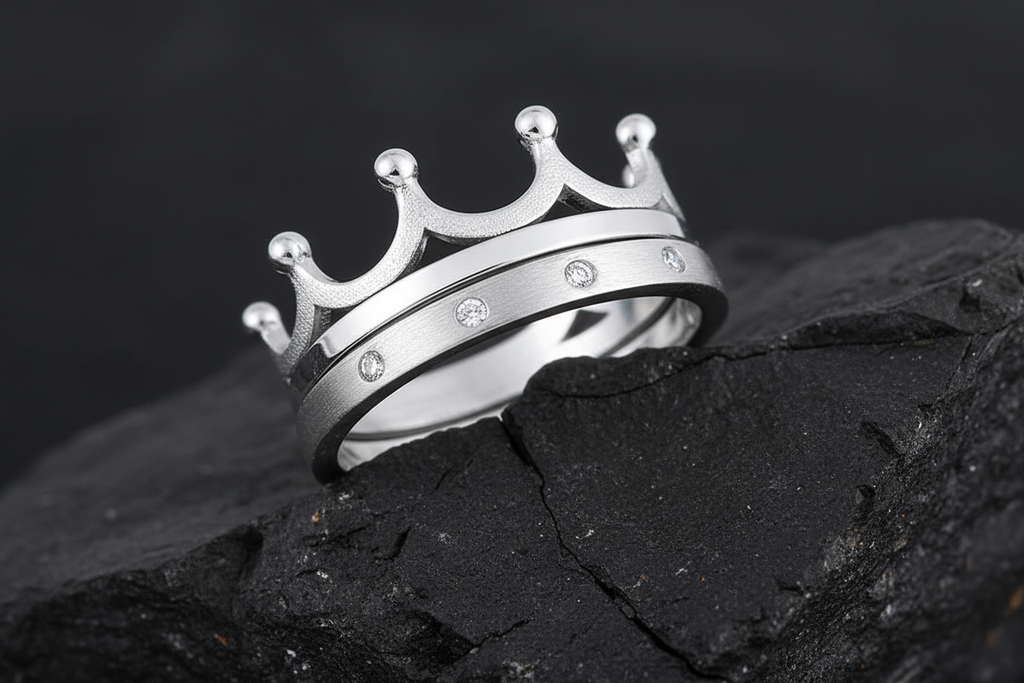 Crown Unisex Ring – 925 Sterling Silver